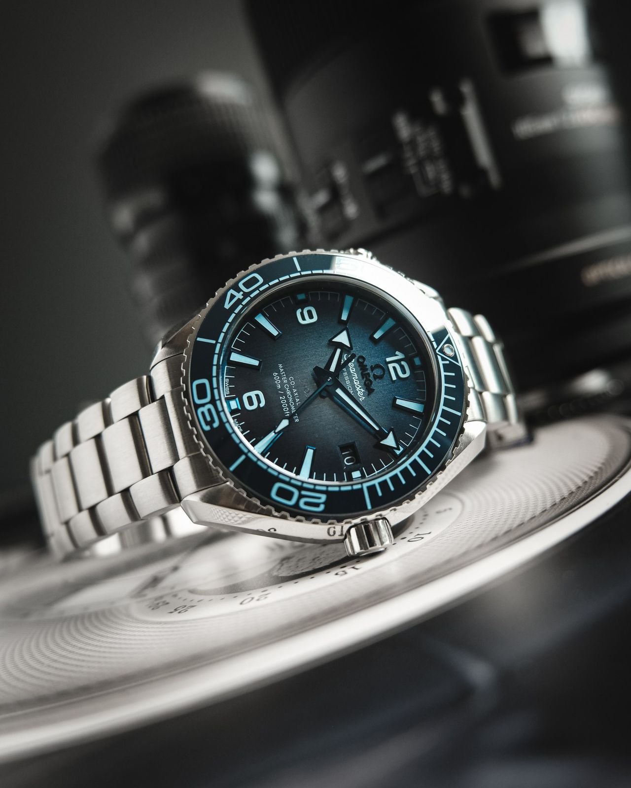 Omega Professional Co-Axial Planet Ocean Master Chronometer Mens Watch